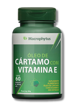 CÁRTAMO COM VITAMINA E 60 CÁPSULAS