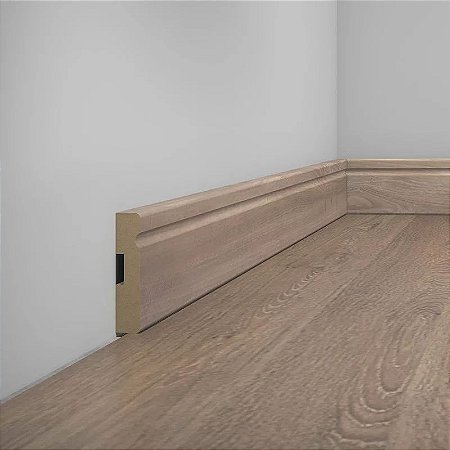 Rodapé Mdf Estilo Eucafloor 5cm Cor 6 (Barra De 2,4 Metros)