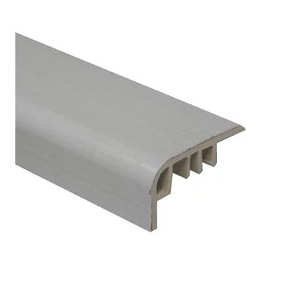 Perfil Frontal De Escada  Tecno Eucafloor Cor Nº1  (Barra 2,40 Metros)