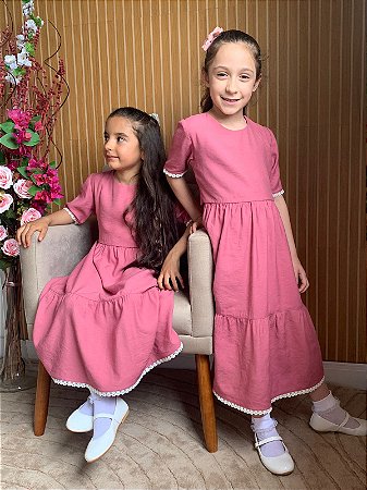 Vestido Rosa Catarina