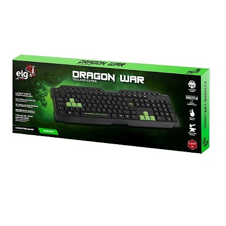 Teclado Gamer Dragon War | TGDW