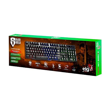 Teclado Gamer Black Shield | TGBS
