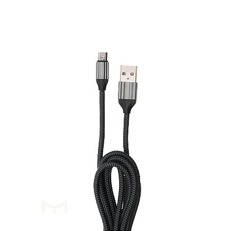 Cabo Micro USB| Turbo - Revestido de corda | 2M