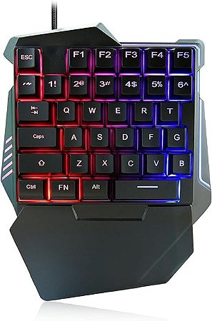 Teclado Game RGB One-Hand G7