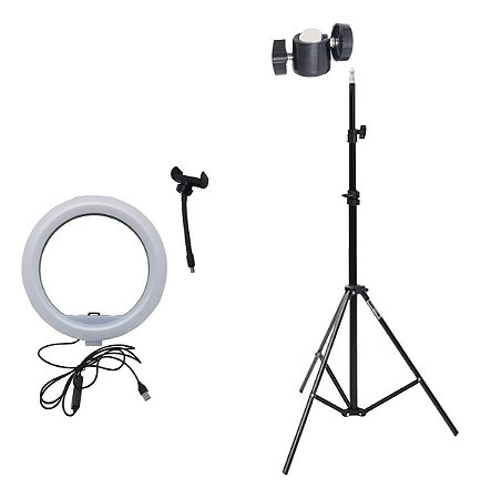 Ring Light 12 Polegadas com Tripé