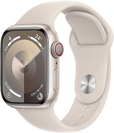 Apple Watch Series 9 GPS | Caixa alumínio 41mm - Estelar