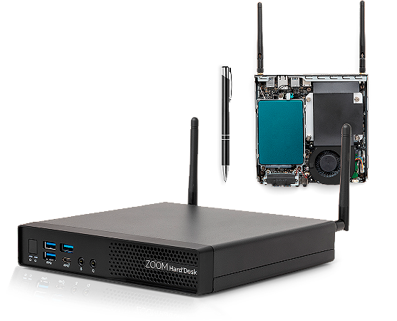 MR10764N ZOOM Hard'Desk 7001P mini/ i3 10100T/ 4GB/ 256GB SSD / WI-FI / (sem Windows)