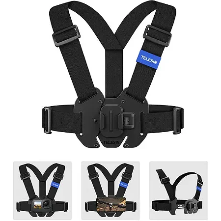 Suporte Peitoral Para Câmera TELESIN GP-UCS-001