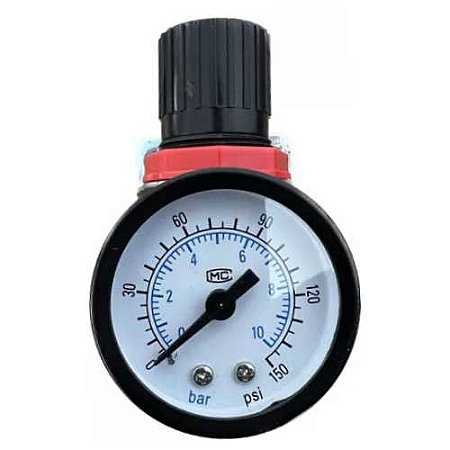 Regulador de Pressão de Ar 1/4 10 Bar 150 psi