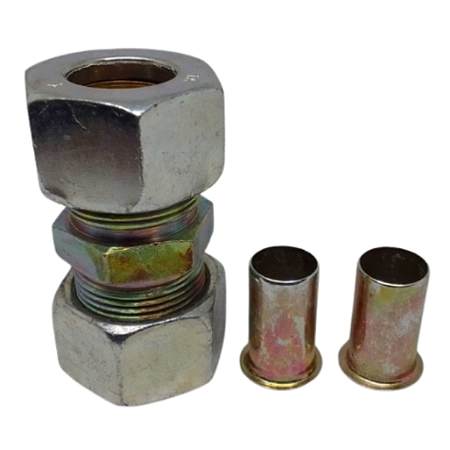 União Emenda Porca Anilha Tubo Tecalon Pu 16mm Completa