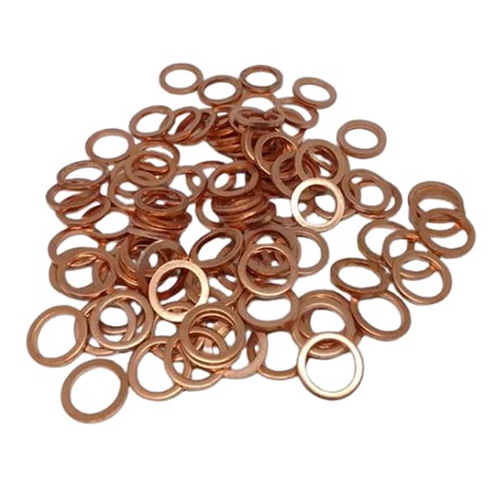 Arruela Vedação Cobre 8mm 8,2 x 12,1 x 1,5mm