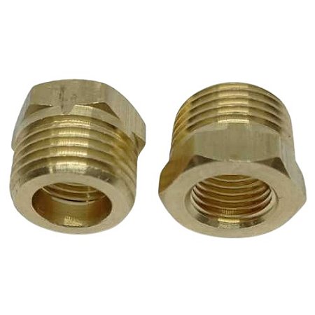 Conexão Redutora Macho 1/2 X M14 Fêmea Latão
