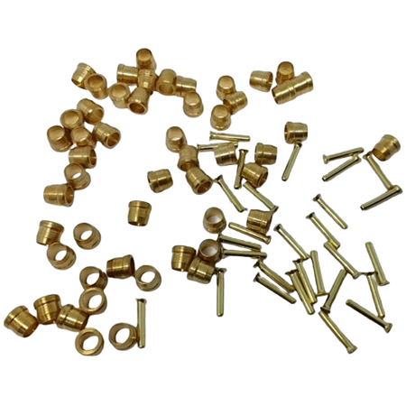 Kit Insert + Anilha Para Tubo Nylon Ou Pu 6mm C/ 10