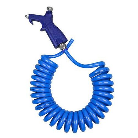 Kit Bico de Limpeza Botão/Espiral PU 3,5mt - Azul/Azul