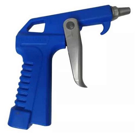 Bico De Sopro Pistola De Ar Para Limpeza Azul 1/4