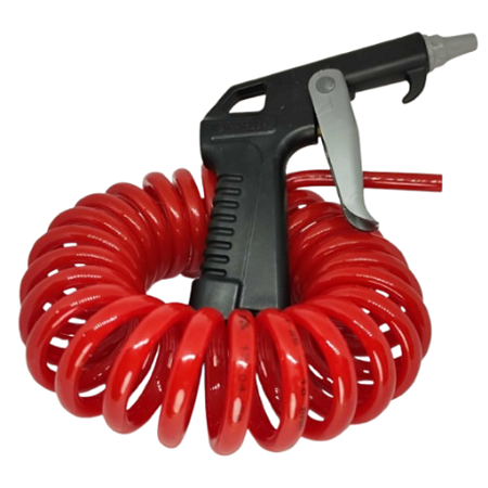 Kit Bico de Limpeza Gatilho/Espiral PU 3,5mt - Preto/Vermelho