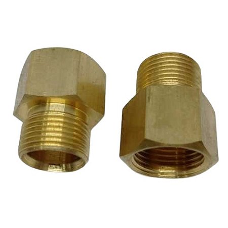 Conexão Redutora Macho 11/16 X M18 Fêmea Latão
