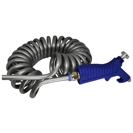 Kit Bico de Limpeza Botão/Espiral PU 3,5mt - Azul / Cinza
