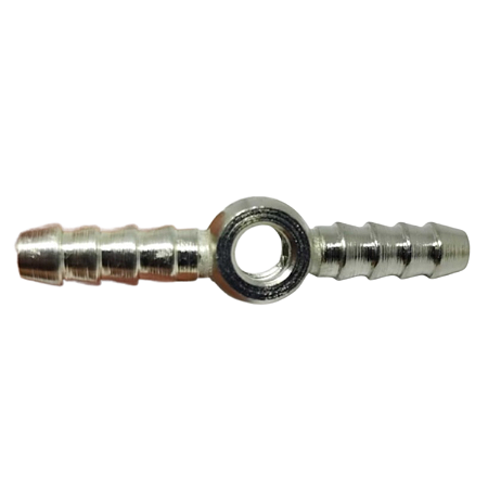 Olhal Duplo 10mm para Mangueira 3/16 Tubo 6x4
