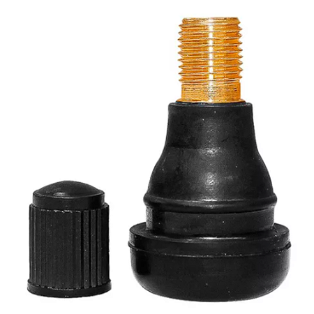 Bico De Pneu Válvula TR-412 Moto S/ Câmara Aro 14 A 24