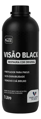 Pinta Pneu Pretinho Visão Black Restaura A Cor Original 1 L