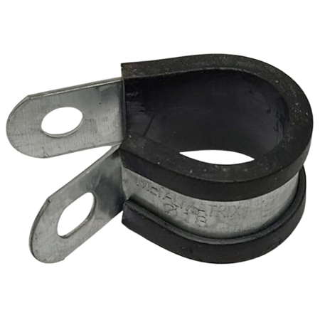 ABRAÇADEIRA C/ BORRACHA P/ TUBO 18MM