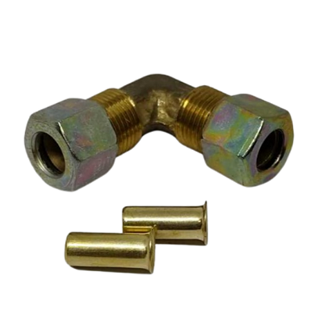 Cotovelo União Emenda Porca Anilha Tecalon Pu Cobre Tubo 5/16