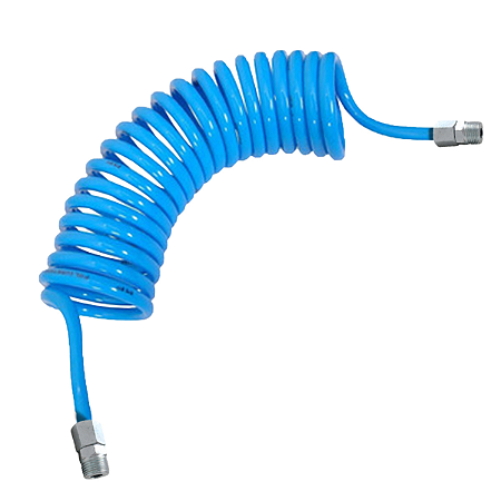 ESPIRAL PU AZUL 8MM X 15 METROS ROSCA 1/4