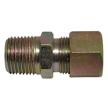 Conector Macho Porca E Anilha 1/2 Npt X Tubo 5/8