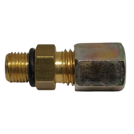 Conector Macho Porca E Anilha M10X1,0 x Tubo 6MM