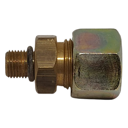 Conector Macho Porca E Anilha M10X1,0 x Tubo 12mm