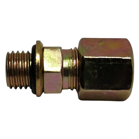 Conector Macho Porca E Anilha M12X1,5 x Tubo 8mm