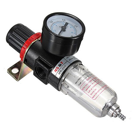 Filtro Regulador Ar Comprimido Compressor 1/4 10 Bar