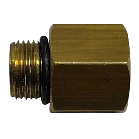 Adaptador Macho Latão M18x1,5mm X M22x1,5 Fêmea