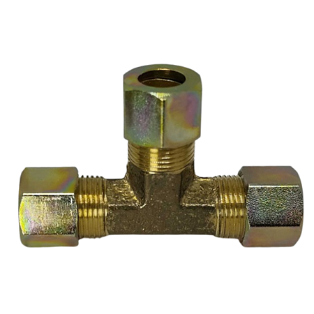 Tee União Emenda Tubo 3/8 - 9,53mm