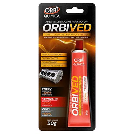 Selante Orbived Neutro Vermelho 50g Orbi Quimica