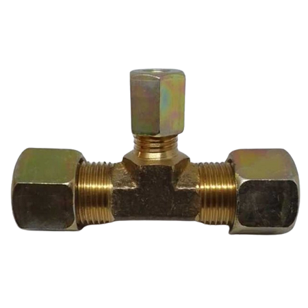 Tee União Porca Anilha Redução Tubos 12mm x 6mm x 12mm