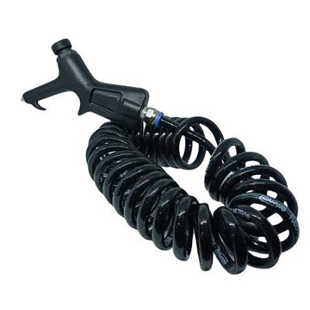 Kit Bico de Limpeza Botão/Espiral PU 3,5mt - Preto/Preto