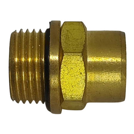 Adaptador Macho Latão M18x1,5mm x M14x1,5mm Fêmea