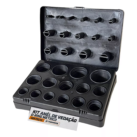 Kit de Anel Oring Milímetro 428 peças