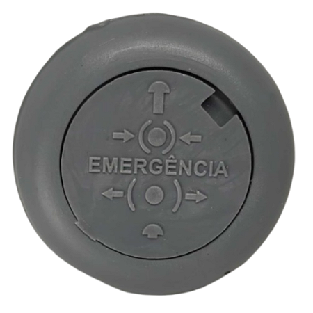 Reparo Botão Válvula Push-Pull Fluair Carretas Botão Cinza