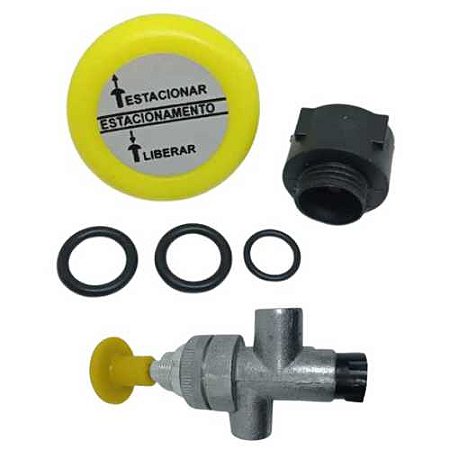 Jg Reparo Completo Válvula Push-pull Carretas Botão Amarelo