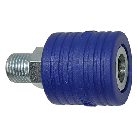 Engate Rápido 1/4 x Rosca Macho 1/4 Capa Nylon
