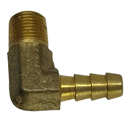 Cotovelo Latão Rosca Macho 1/8 X 1/4 Escama Para Mangueira