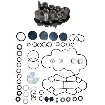 Jogo de Reparo Válvula Protetiva 6 Vias Knorr MB 1214 1218 1620