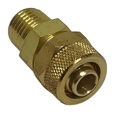 Conector Bico Tubo 12mm x Rosca 1/4 Npt