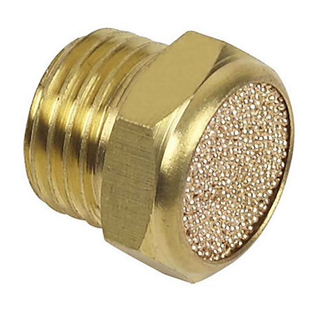 Silenciador Pneumático Sede Plana Mini Rosca 1/2