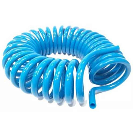 Mangueira Espiral PU 8mm 3,5mt Azul