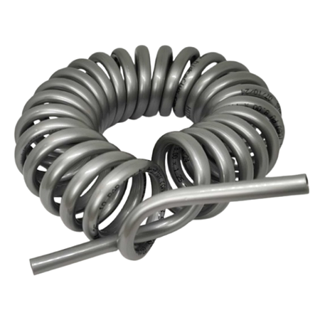 Mangueira Espiral PU 8mm 3,5mt Cinza