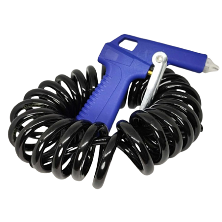 Kit Bico de Limpeza Gatilho/Espiral PU 3,5mt - Azul/Preto